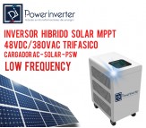 INVERSOR HIBRIDO TRIFÁSICO 48VDC/380VAC 9000W PSW 
